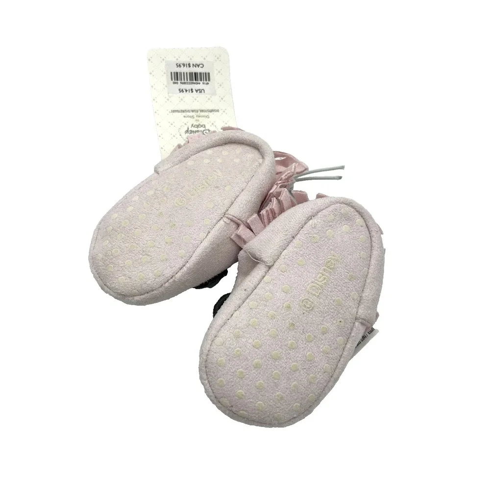 Disney Store Slip On Shoes‎ Minnie Mouse 0-6M New